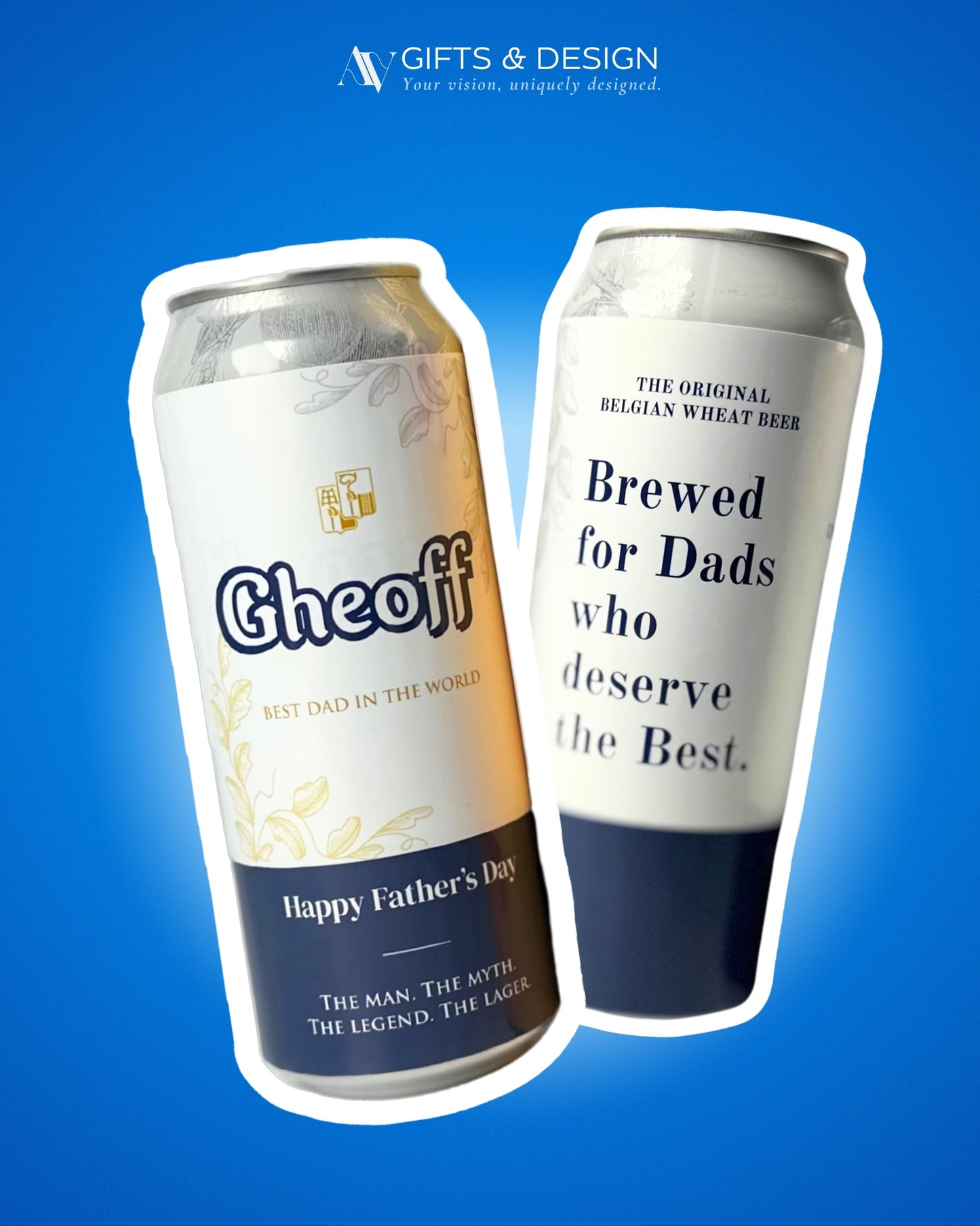 Personalized Beer Can (Inspired by Hey-gaarden)