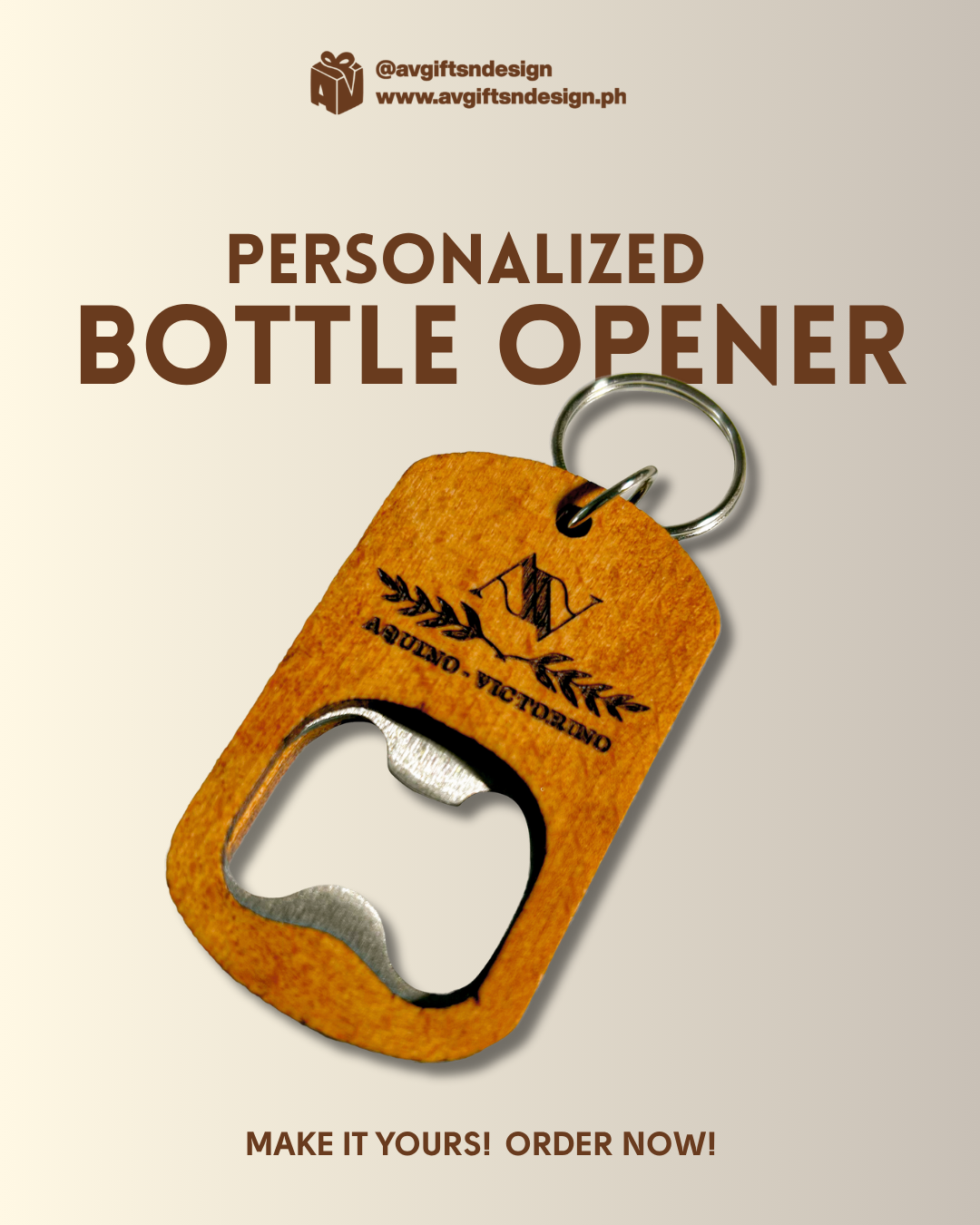 Personalized Bottle Opener