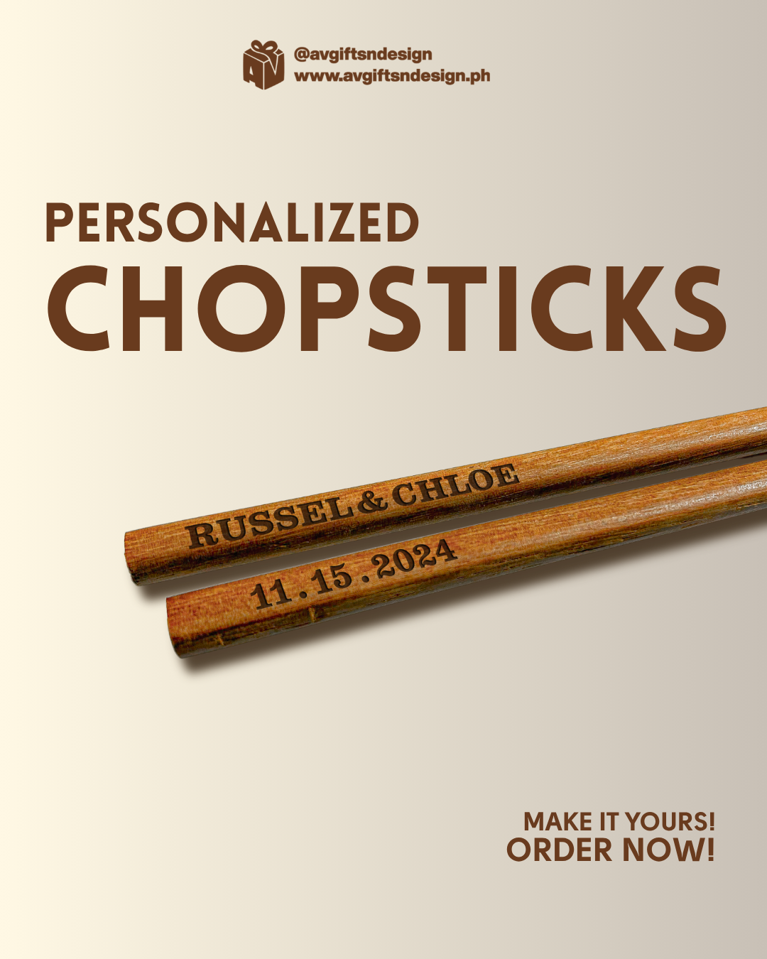 Personalized Chopsticks