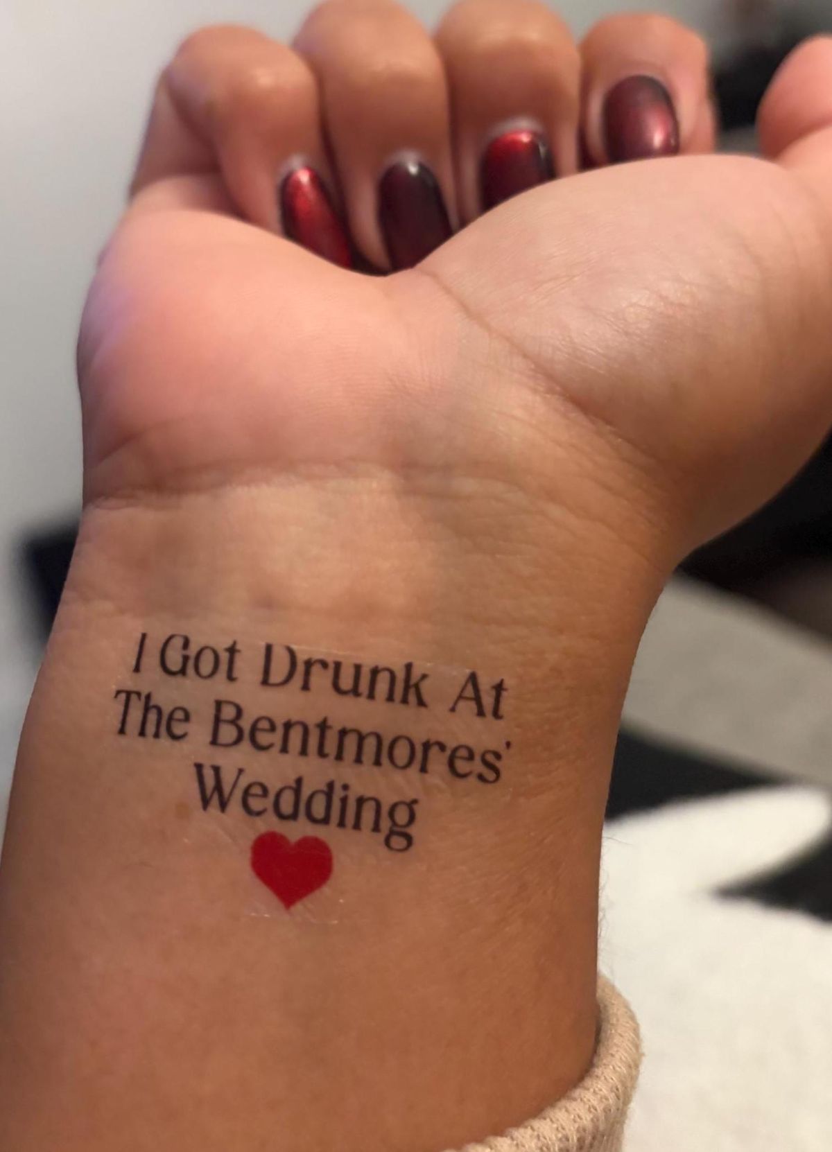 Custom Temporary Tattoos for Weddings & Events
