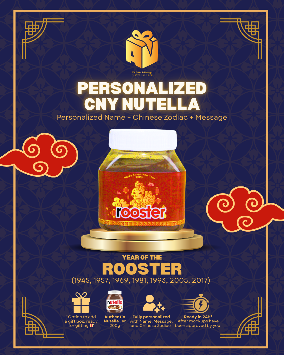 Personalized CNY Nutella [Limited Edition]