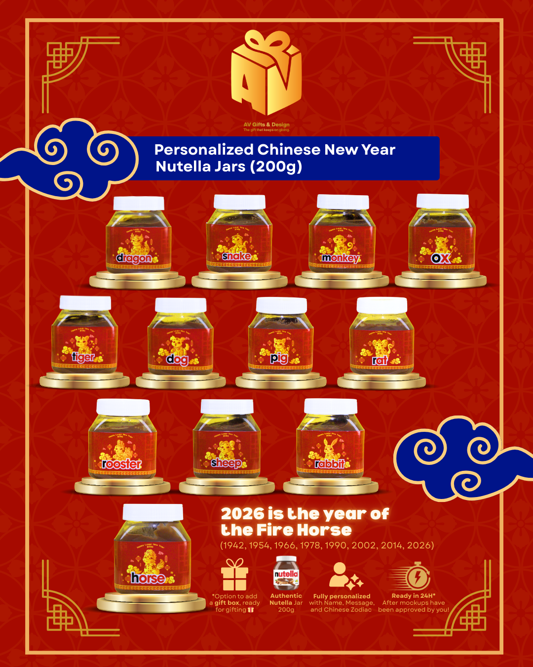 Personalized CNY Nutella [Limited Edition]