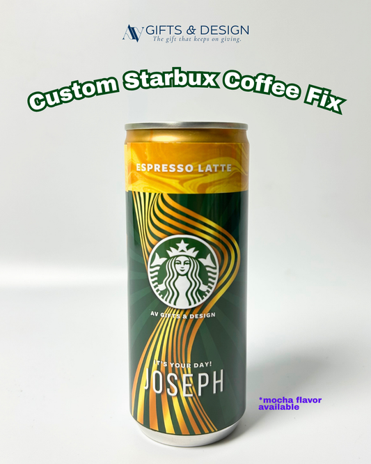 Custom Starbux Coffee Can