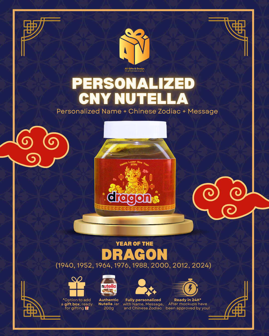 Personalized CNY Nutella [Limited Edition]