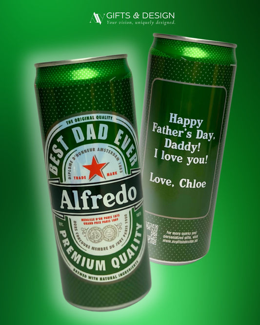 Personalized Green Bottled Lager