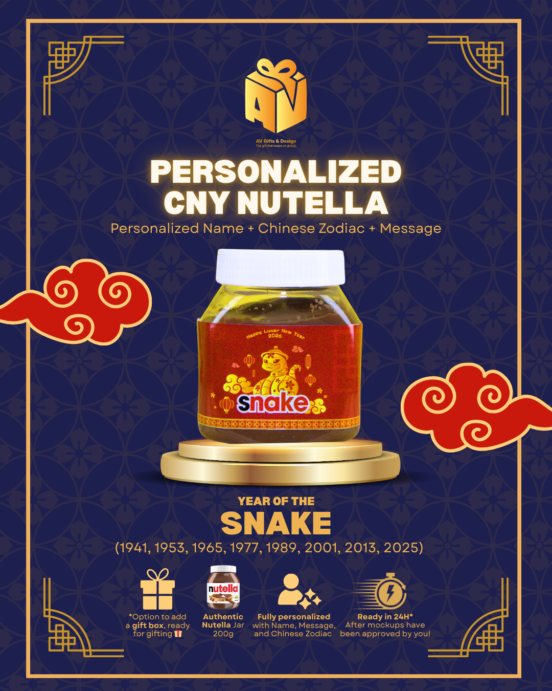 Personalized CNY Nutella [Limited Edition]