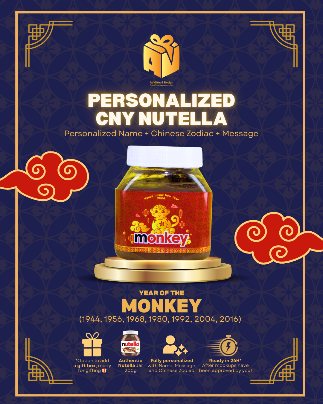 Personalized CNY Nutella [Limited Edition]