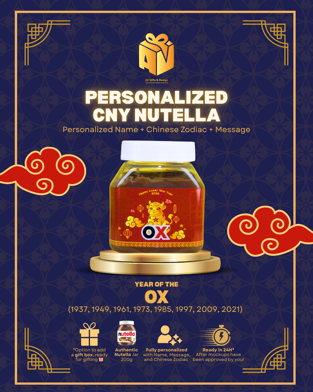 Personalized CNY Nutella [Limited Edition]