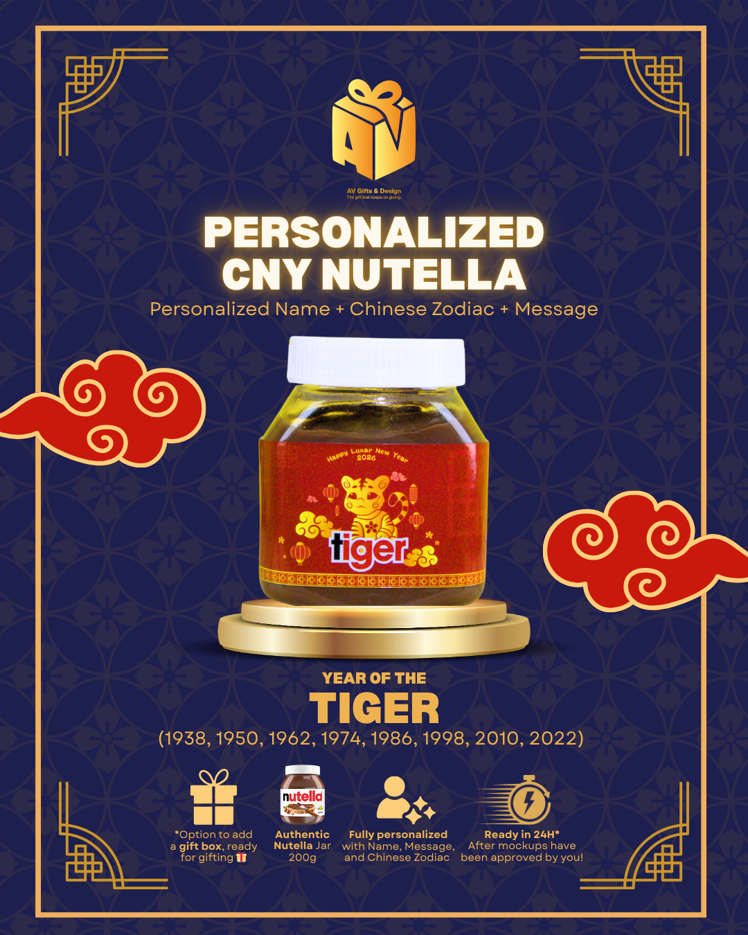 Personalized CNY Nutella [Limited Edition]