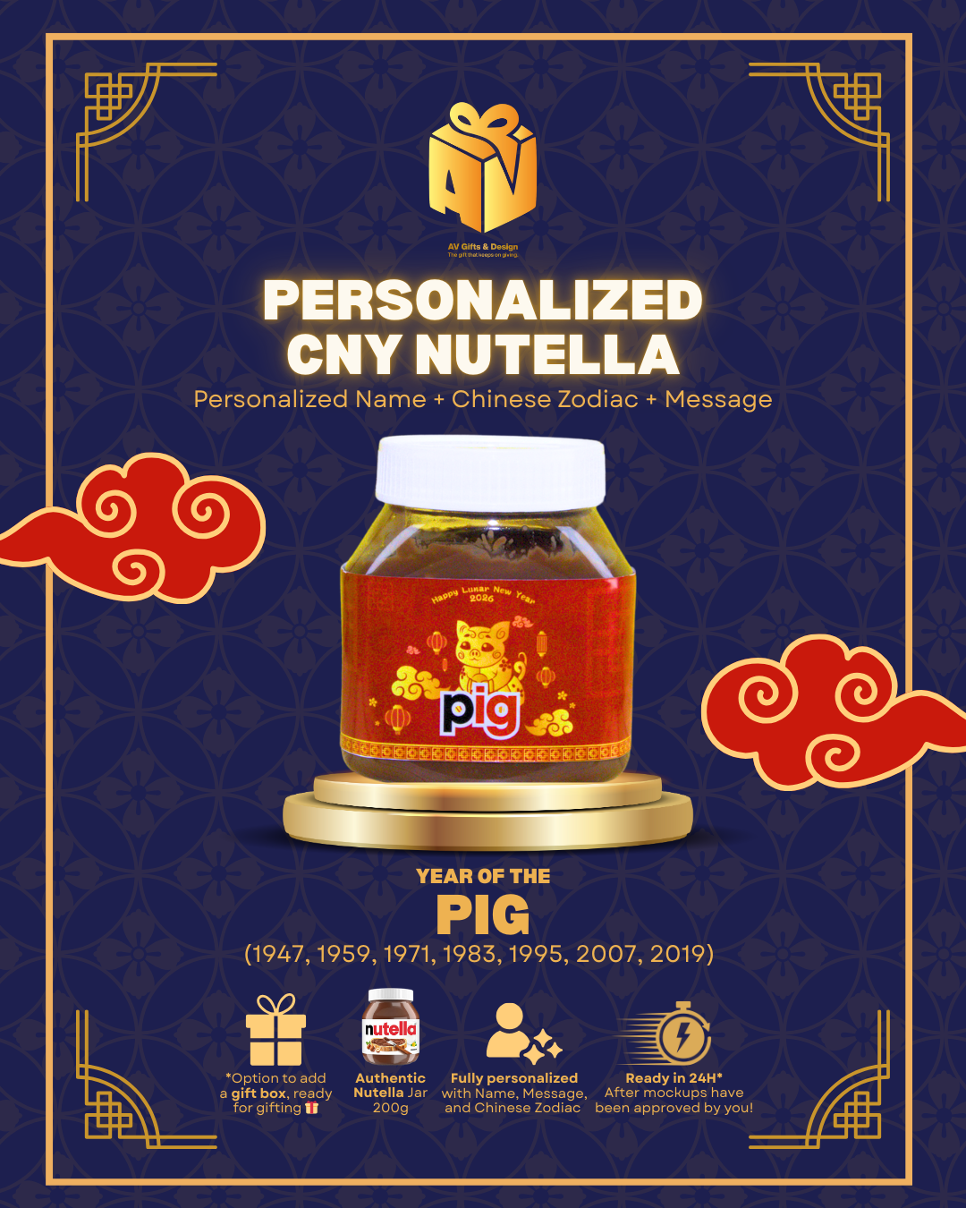 Personalized CNY Nutella [Limited Edition]