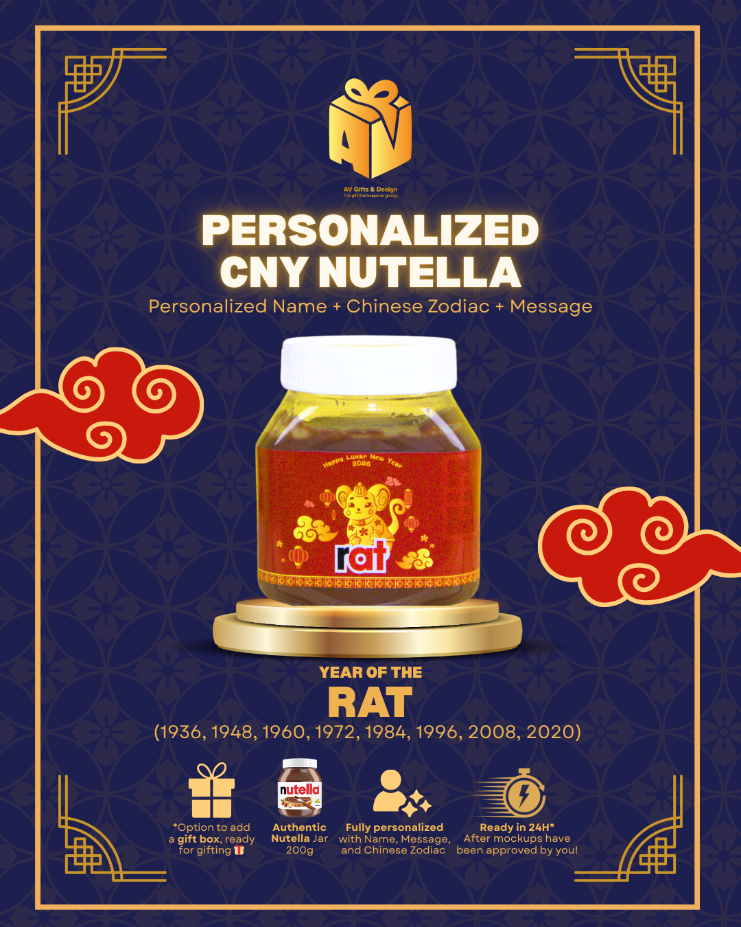 Personalized CNY Nutella [Limited Edition]
