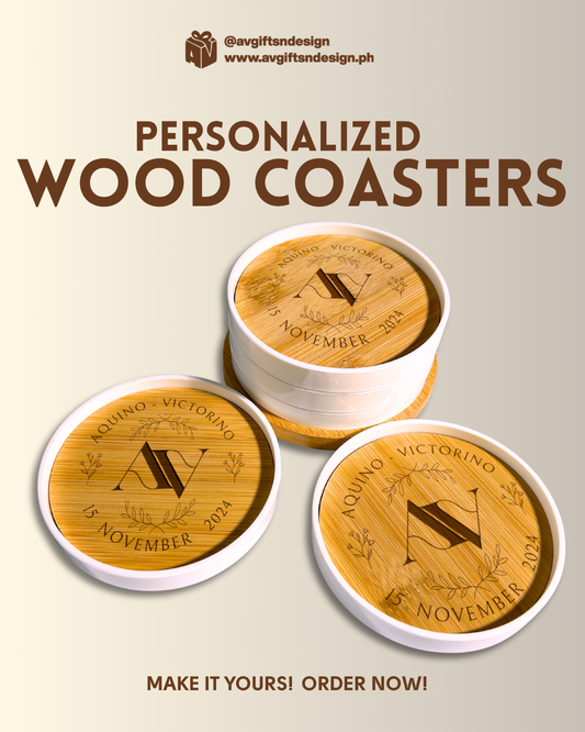 Personalized Wood Coasters