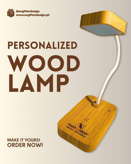 Personalized Wood Lamp