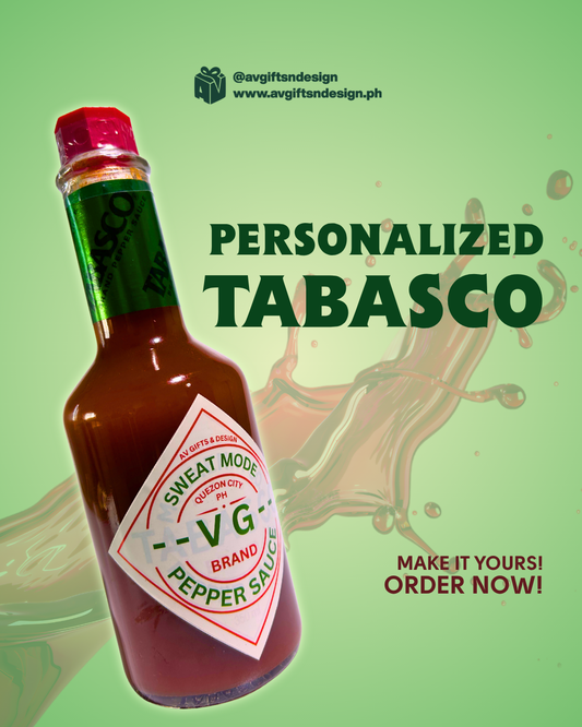 Personalized Tabasco Bottle