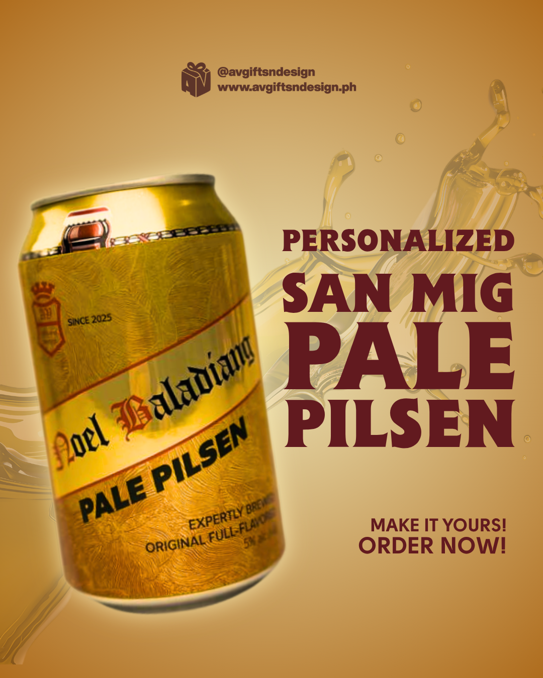 Personalized San Mig Pale Pilsen