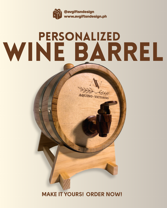 Personalized Wine Barrel