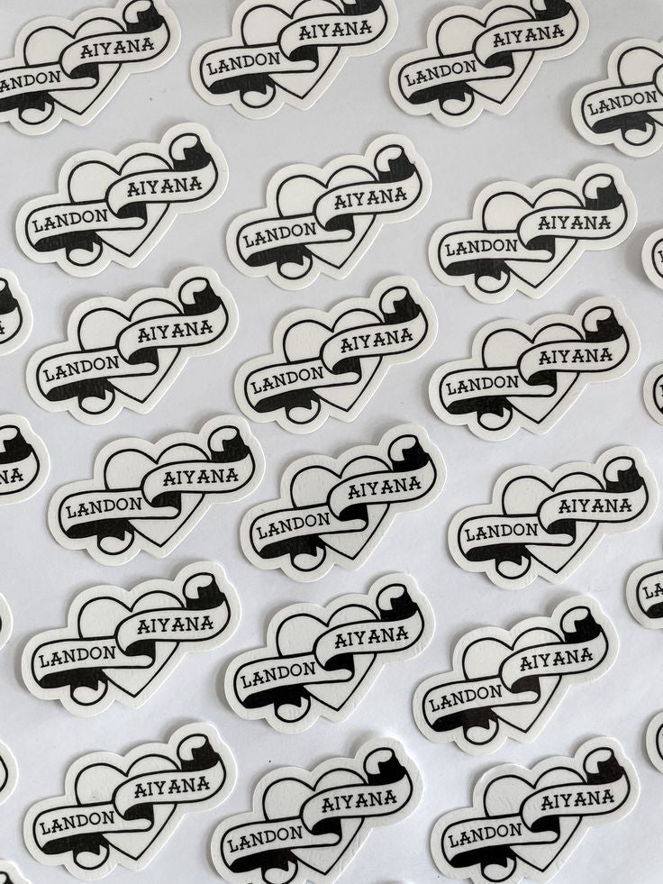 Custom Temporary Tattoos for Weddings & Events