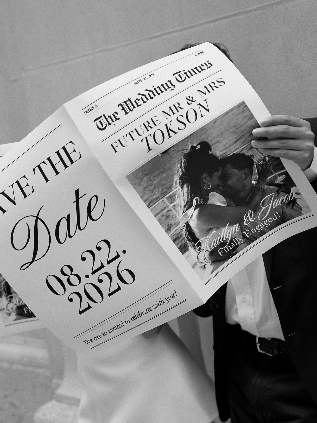 🔥HOT: Personalized Wedding Newspapers